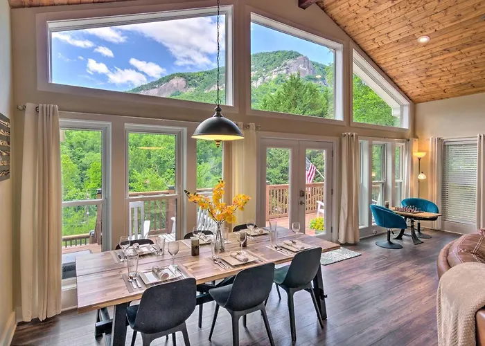Stunning Mtn Views! Group Getaway In Chimney Rock